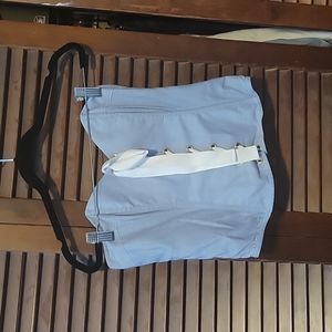 L Blue Victoria's Secret Corset style top
